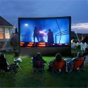 80x Duży Dmuchany Ekran FIlmowy Projekcyjny do Projektora KINO z Dmuchawą