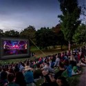 80x Duży Dmuchany Ekran FIlmowy Projekcyjny do Projektora KINO z Dmuchawą