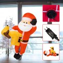 Dmuchany Święty Mikołaj z Reniferm 210cm Świąteczny Podświetlenie Led XXL