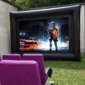 Duży Dmuchany Ekran FIlmowy Projekcyjny do Projektora KINO z Dmuchawą