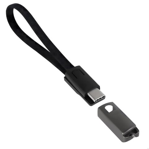 Kabel Ładowarka Brelok Smycz do Danych USB-C - USB-A Szybkie Ładowanie