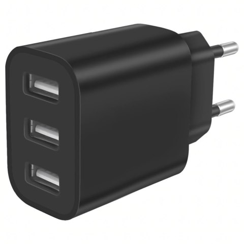 Mocna Kostka Ładowarka Sieciowa 3 x Usb Uniwerslana USB 3 Porty 5V 3.4A