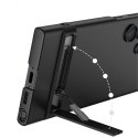 Plecki Etui Ochronne Cienkie z Podstawką do Samsung S24 Ultra Czarne