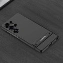 Plecki Etui Ochronne Cienkie z Podstawką do Samsung S24 Ultra Czarne