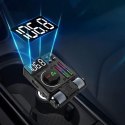 Transmiter Samochodowy Nadajnik Radio Fm Bluetooth 5.3 PD 30W Ładowarka
