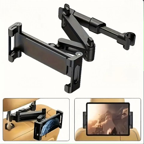 Uchwyt Samochodowy na Zagłówek 360° do Tabletu Telefonu na Telefon Tablet