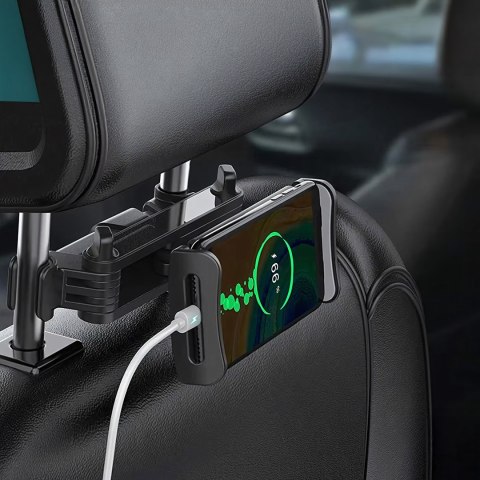 Uchwyt Samochodowy na Zagłówek 360° do Tabletu Telefonu na Telefon Tablet
