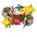 Zestaw Balonów Aloha Hawajskie na Urodziny Urodzinowe Przyjęcia 5 szt