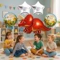 Zestaw Balonów Urodzinowych Dinozaur na Urodziny Urodzinowe Przyjęcia 5 szt