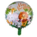 Zestaw Balonów Urodzinowych Słonik Zwierzęta na Urodziny Przyjęcia 5 szt