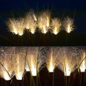 2x Lampa Ogrodowa Solarna Wbijana Trawa Pampasowa Ozdobna Panel Led 85cm