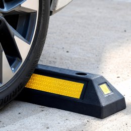 240x Separator Blokada Odbojnik Parkingowy Gumowy Ogranicznik Parkingowy 54 cm