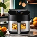 Frytkownica Beztłuszczowa Air Fryer 6L Frytownica 1500W 8 Programów Mocna
