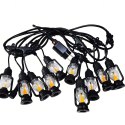 Girlanda Swietlna Lampki Dekoracyjne Led 10 szt Latarenki Ogrodowe 10cm 5m