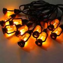Girlanda Swietlna Lampki Dekoracyjne Led 10 szt Latarenki Ogrodowe 10cm 5m
