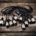 Girlanda Swietlna Lampki Dekoracyjne Led 10 szt Latarenki Ogrodowe 10cm 5m