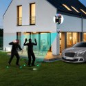 Kamera Podwójna Wifi Zewnętrzna Wewnętrzna Obrotowa Smart Detekcja Alarm IP