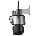Kamera Podwójna Wifi Zewnętrzna Wewnętrzna Obrotowa Smart Detekcja Alarm IP