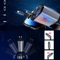 Ładowarka Samochodowa USB C IOS Przegub Zwijak 100W Szybkie Ładowanie 80 cm