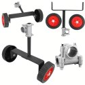 Metalowe Kółka Koła Podporowe Uniwersalne do Kosiarki Podkaszarki 26-28 mm