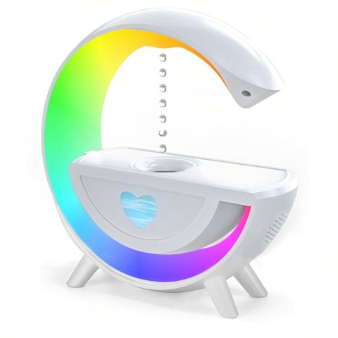 Nawilżacz Powietrza Antygrawitacyjny Aromaterapia Lampka Nocna RGB Głośnik