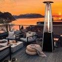 Parasol Grzewczy Gazowy Promiennik Ogrzewacz 13 KW 227cm Zestaw z Pokrowcem