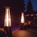 Parasol Grzewczy Gazowy Promiennik Ogrzewacz 13 KW 227cm Zestaw z Pokrowcem