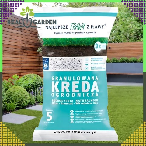Premium Granulowana Kreda Ogrodniczna do Odkwaszania Gleby 10kg do Roślin