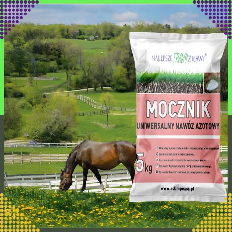 Premium Mocznik Nawóz Ekologiczny 5kg Uniwersalny Azotowy do Ogrodu Trawy