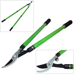 Sekator Ogrodowy Nożycowy Teleskopowy Dwuręczny Nożyce do Gałęźi 68 cm
