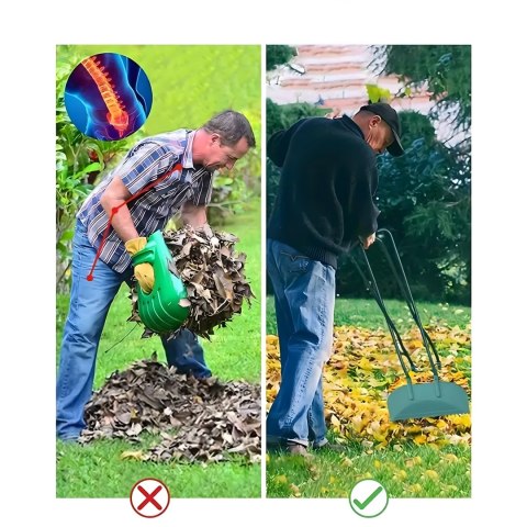 96x Zbieracz Chwytak Grabie do Liści Przyrząd do Zbierania Liści Ergonomiczny