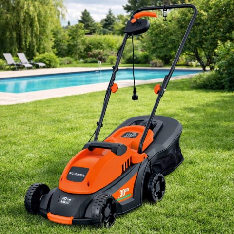 Kosiarka Elektryczna Lekka Mocna do Koszenia Trawy Duży Kosz 35L 1000W