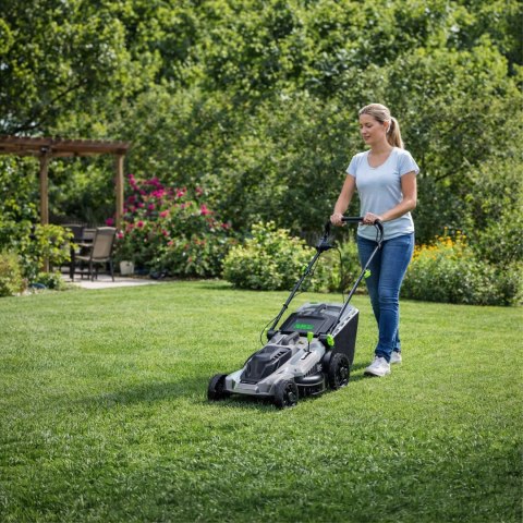 Kosiarka Elektryczna Lekka Mocna do Koszenia Trawy Duży Kosz 50L 2400W 43cm