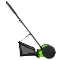 Kosiarka Ręczna Bębnowa Mechaniczna Wrzecionowa Pchana Z Koszem 16" 40 cm