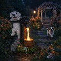 Lampa Lampka Solarna Ogrodowa Ozdobna Ozdoba Pies Szczeniak Led Dekoracja