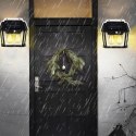 Lampa Solarna Led Podwójna Kinkiet Ogrodowy Elewacyjny z Czujnikiem Ruchu