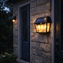 Lampa Solarna Led Potrójna Kinkiet Ogrodowy Elewacyjny z Czujnikiem Ruchu