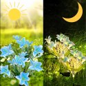 Lampa Solarna Ogrodowa Wbijna Kwiat Lilii Lilia Ozdoba Kwiaty Solarne Led