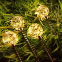 Lampy Lampki Solarne Ogrodowe Wbijane Lampa Led Kula Wodoodporne 4 szt