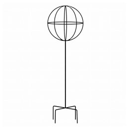 Pergola Ogrodowa Tarasowa Metalowa Podpora do Pnączy Róż Kwiatów 50x10cm Czarna