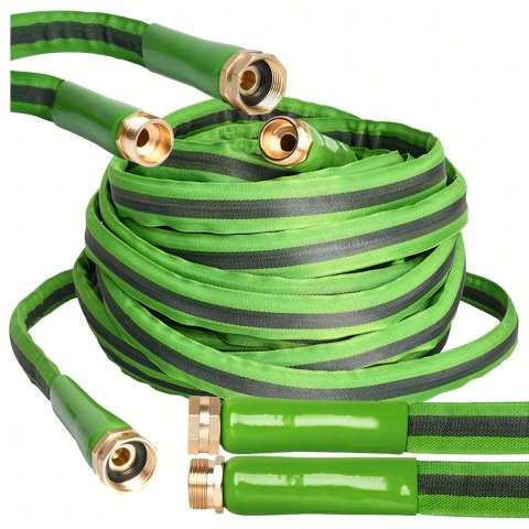 Wąż Ogrodowy 15 m Wysokociśnieniowy 1/2'' Mocny PVC Adapter Wytrzymały