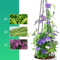 12x Podpora Pergola Ogrodowa Tarasowa na KWiaty Stojak Metalowy Roślin 150 cm