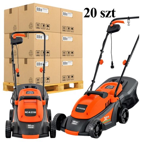20x Kosiarka Elektryczna Lekka Mocna do Koszenia Trawy Duży Kosz 35L 1000W