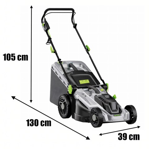 20x Kosiarka Elektryczna Lekka Mocna do Koszenia Trawy Duży Kosz 50L 2400W 43cm