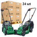 24X Kosiarka Elektryczna Lekka Mocna do Koszenia Trawy Duży Kosz 30L 1600W 32cm