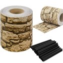 336 x Taśma Ogrodzeniowa 19cm x 35m Osłona Panelowa na Ogrodzenie Płot UV Kamień