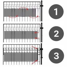 336 x Taśma Ogrodzeniowa 19cm x 35m Osłona Panelowa na Ogrodzenie Płot UV Liście