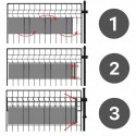 4 x Taśma Ogrodzeniowa 19cm x 35m Osłona Panelowa na Ogrodzenie Płot UV Stone