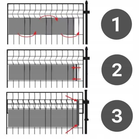 4 x Taśma Ogrodzeniowa 19cm x 35m Osłona Panelowa na Ogrodzenie Płot UV Zielona