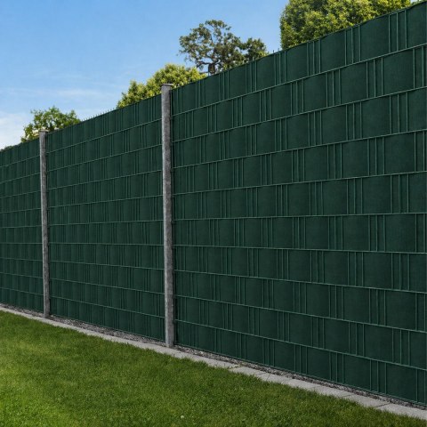 4 x Taśma Ogrodzeniowa 19cm x 35m Osłona Panelowa na Ogrodzenie Płot UV Zielona